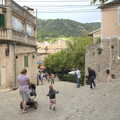 Walking down a cobbled hill, A Few Hours in Valdemossa, Mallorca, Spain - 13th September 2012