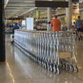 A line of trolleys trundles around, A Few Hours in Valdemossa, Mallorca, Spain - 13th September 2012