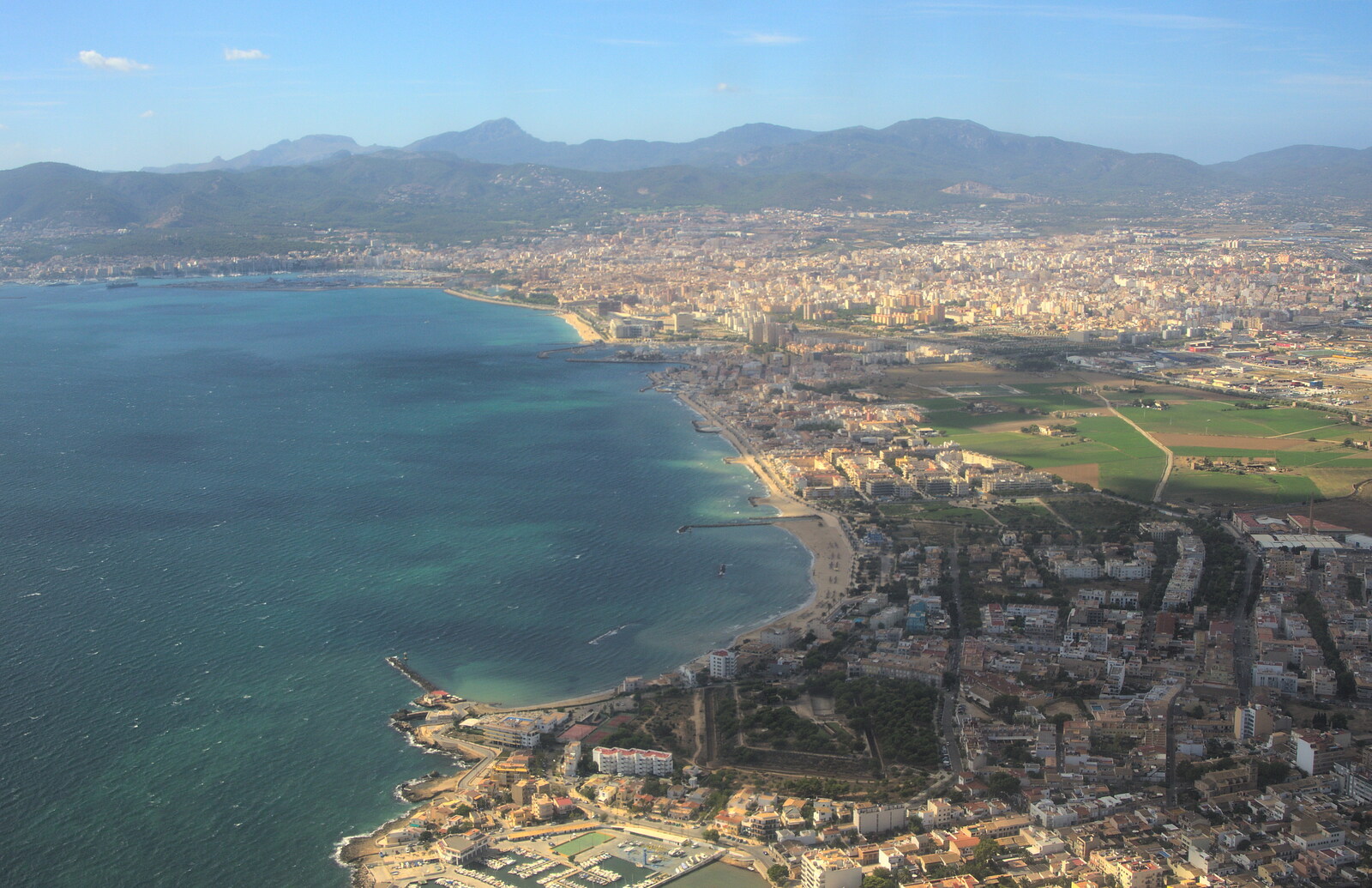 Palma from the air from A Few Hours in Valdemossa, Mallorca, Spain - 13th September 2012