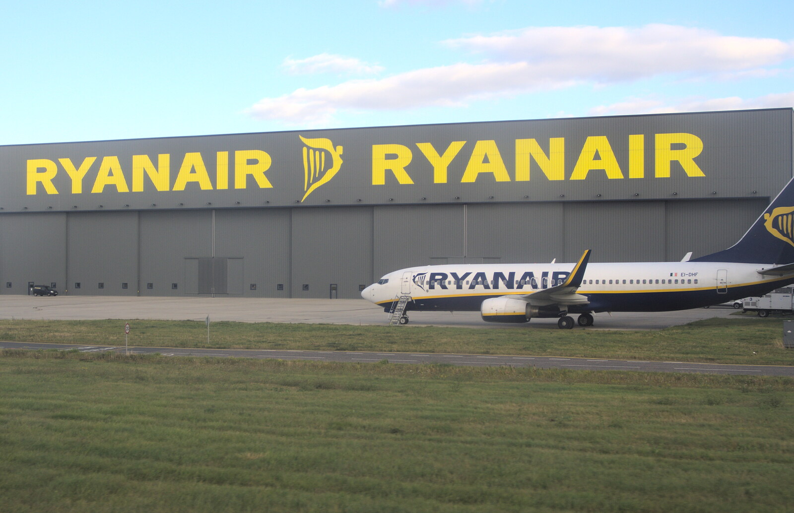 Ryanair's massive hangars at Stansted from A Few Hours in Valdemossa, Mallorca, Spain - 13th September 2012