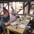 BSCC Tapas at the Queen's Head, and Some Balloons, Eye, Suffolk - 25th September 2012, Paul, Colin, DH and John Willy in Eye Queen's Head