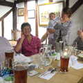 BSCC Tapas at the Queen's Head, and Some Balloons, Eye, Suffolk - 25th September 2012, Harry - Mister Cheese - joins in the dinner for a while