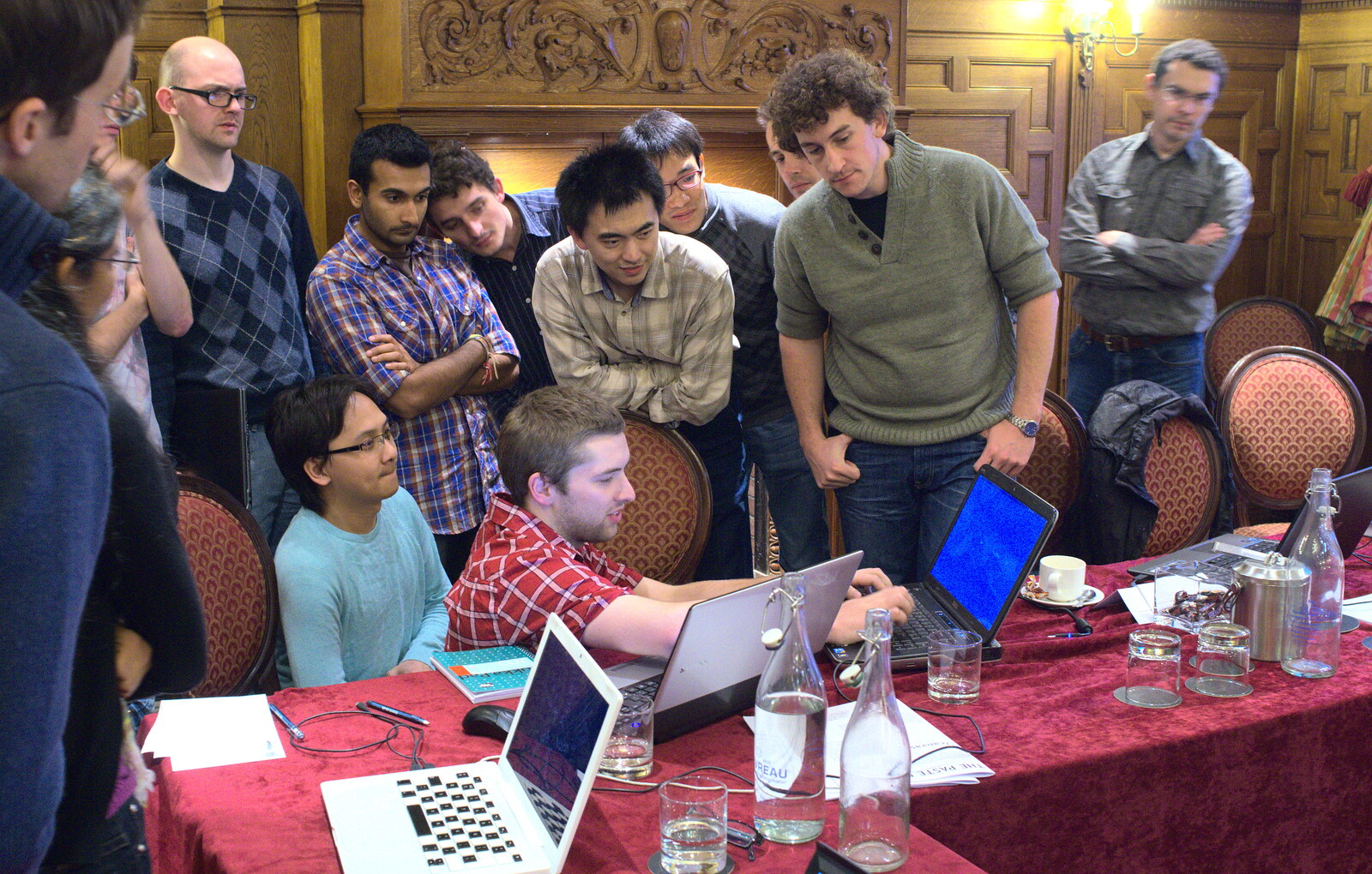 It's Doug's turn to do a demo from A TouchType Hack Day, University Arms, Cambridge - 27th September 2012