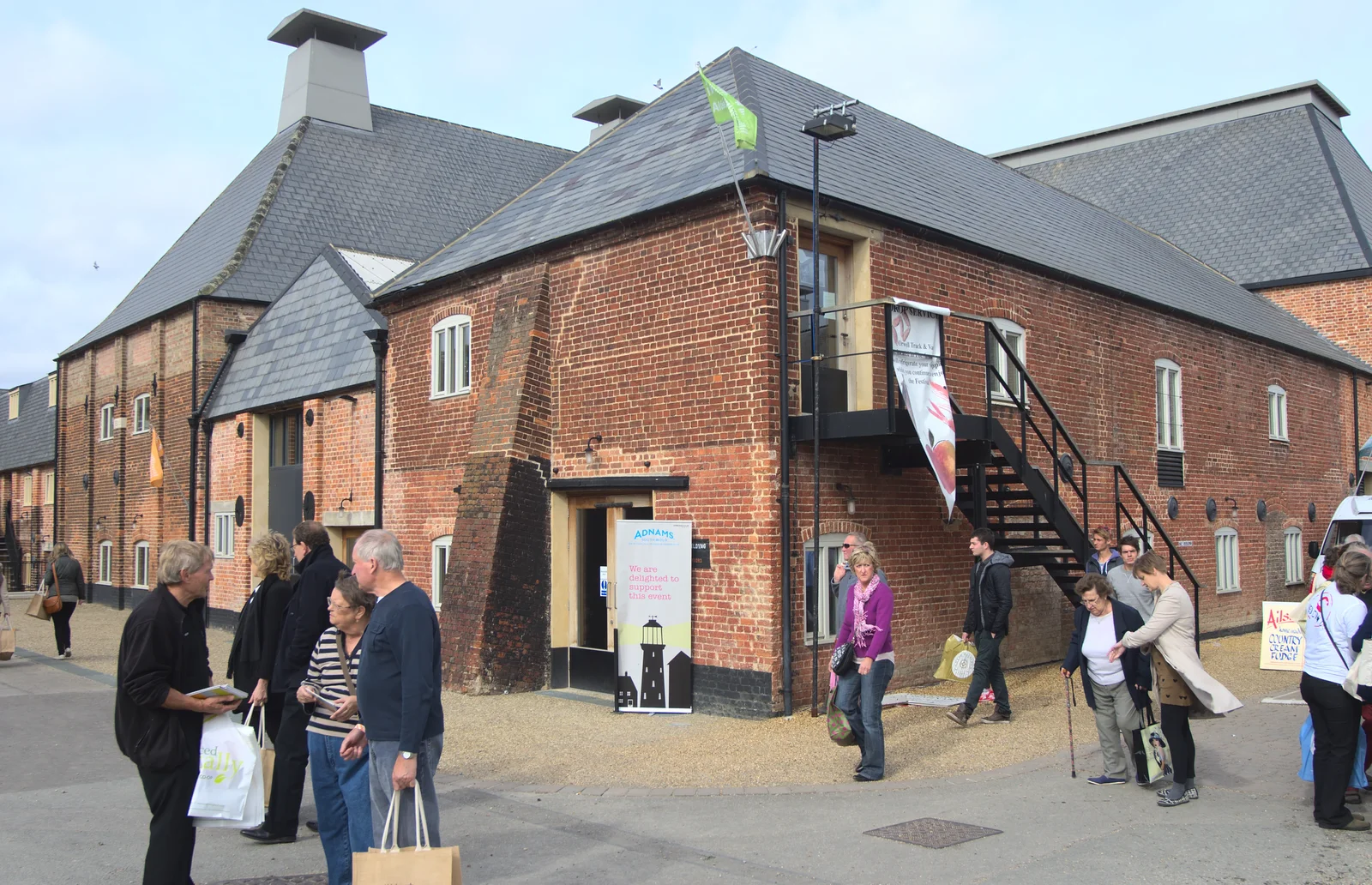 Old maltings buildings, from The Aldeburgh Food Festival, Aldeburgh, Suffolk - 30th September 2012