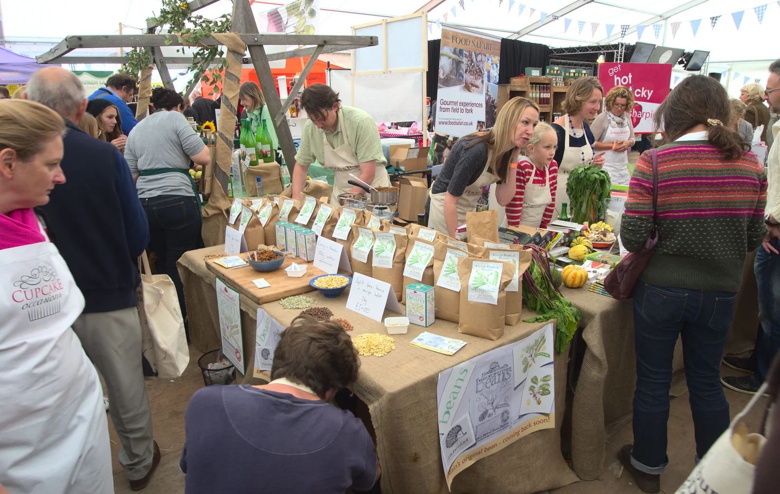 Food-fest stalls, from The Aldeburgh Food Festival, Aldeburgh, Suffolk - 30th September 2012