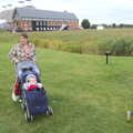 Isobel pushes Harry around, The Aldeburgh Food Festival, Aldeburgh, Suffolk - 30th September 2012