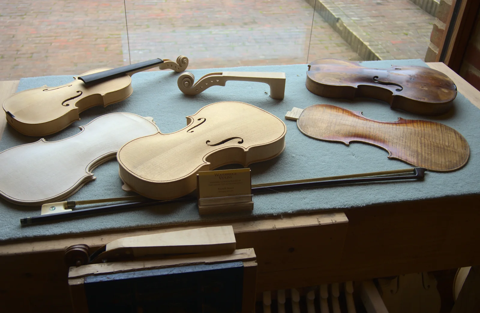 Violin parts, from The Aldeburgh Food Festival, Aldeburgh, Suffolk - 30th September 2012