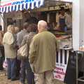A queue for fresh fish, The Aldeburgh Food Festival, Aldeburgh, Suffolk - 30th September 2012
