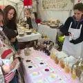 Isobel tries out some flavoured vinegars, The Aldeburgh Food Festival, Aldeburgh, Suffolk - 30th September 2012