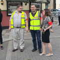 Simon Wood, James and Lucy, A TouchType Office Fire Drill, Southwark Bridge Road, London - 6th October 2012