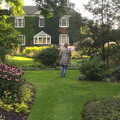 Isobel roams around the garden, Alan Bloom's Gardens, Bressingham, Norfolk - 6th October 2012