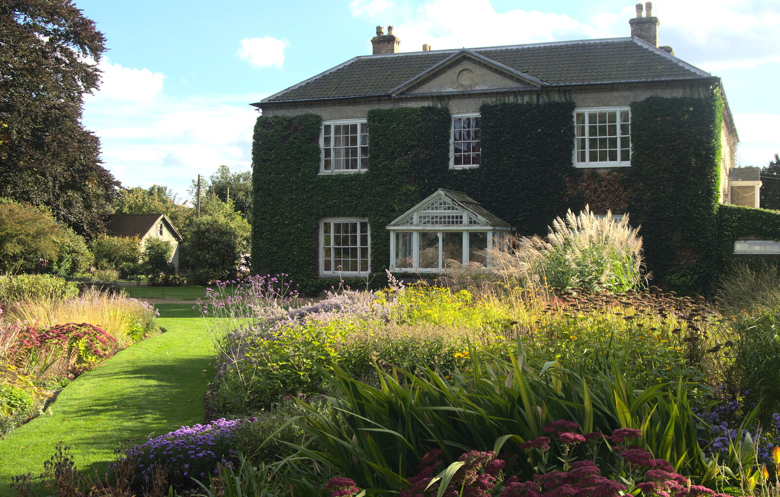 The house from Alan Bloom's Gardens, Bressingham, Norfolk - 6th October 2012
