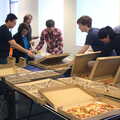It's pizza time for the Wednesday office lunch, TouchType Office Life and Pizza, Southwark, London - 20th October 2012
