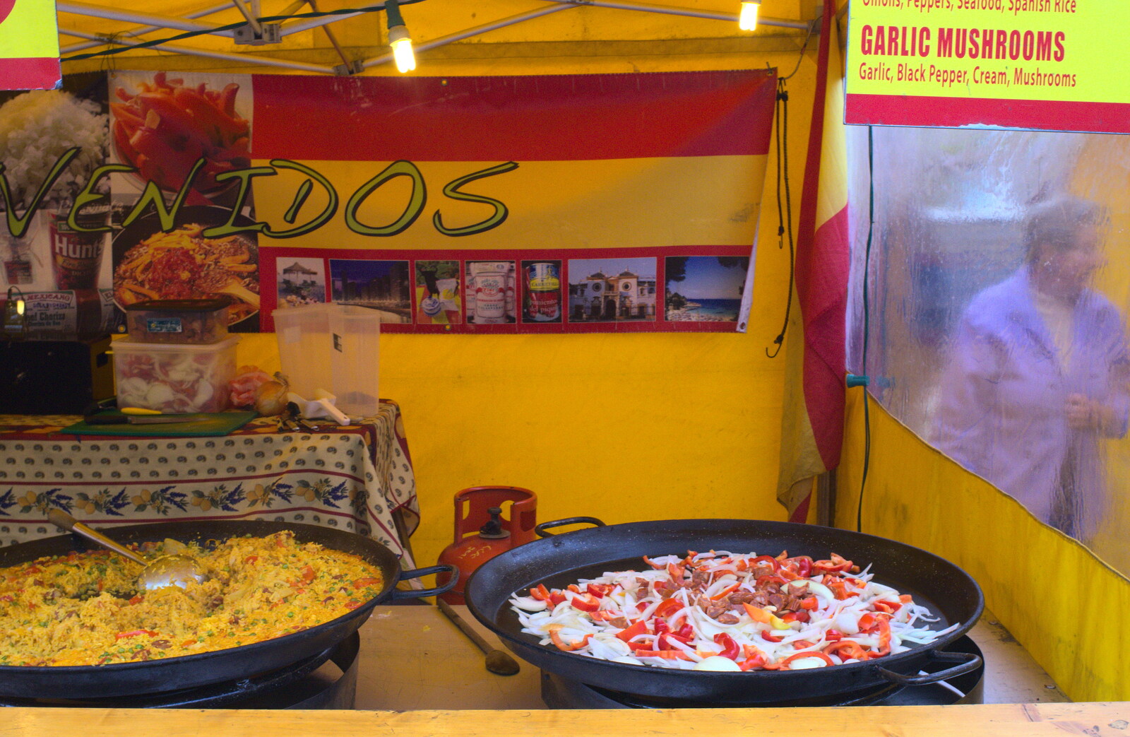 A Spanish food stall from TouchType Office Life and Pizza, Southwark, London - 20th October 2012