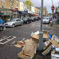 Piles of discarded cardboard boxes, Peckham, Another Trip to Peckham, Southwark, London - 28th October 2012