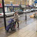 Isobel pushes Baby Gabey around, Another Trip to Peckham, Southwark, London - 28th October 2012
