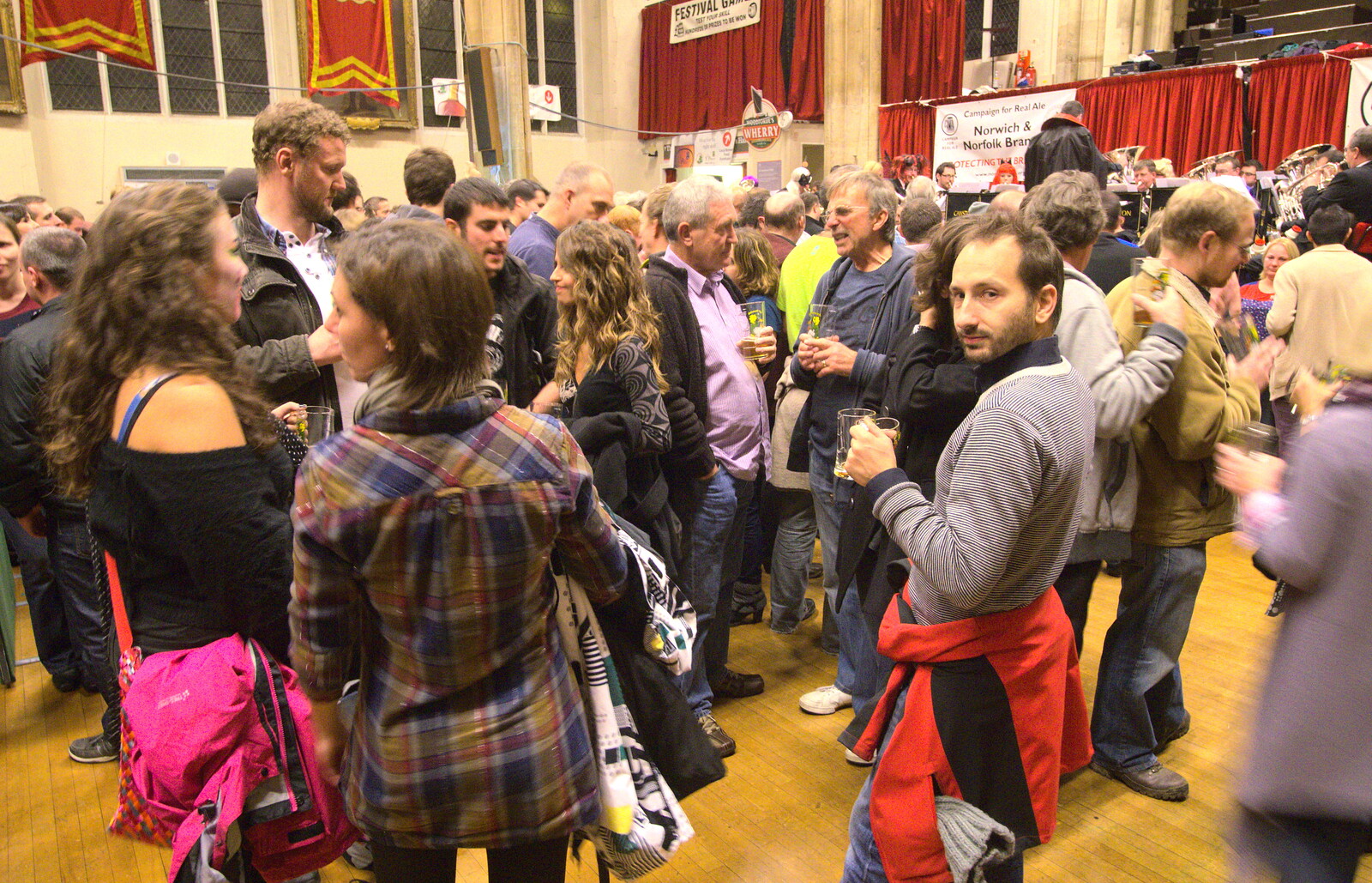 More beer swilling from The 35th Norwich Beer Festival, St. Andrew's Hall, Norwich - 31st October 2012