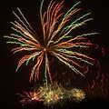 A starbursts of fireworks, Butterflies and Fireworks, Brome and Wortham, Suffolk and Norfolk - 3rd November 2012