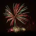 A starbursts of fireworks, Butterflies and Fireworks, Brome and Wortham, Suffolk and Norfolk - 3rd November 2012