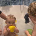 Harry and Fred have a bath, Butterflies and Fireworks, Brome and Wortham, Suffolk and Norfolk - 3rd November 2012