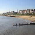 A view of Southwold from halfway don the pier, A Busy Day, Southwold and Thornham, Suffolk - 11th November 2012
