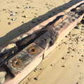 Nicely-weathered groynes, A Busy Day, Southwold and Thornham, Suffolk - 11th November 2012