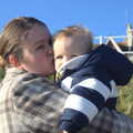 Harry gets a kiss, A Busy Day, Southwold and Thornham, Suffolk - 11th November 2012