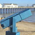A blue peeper-scope, A Busy Day, Southwold and Thornham, Suffolk - 11th November 2012