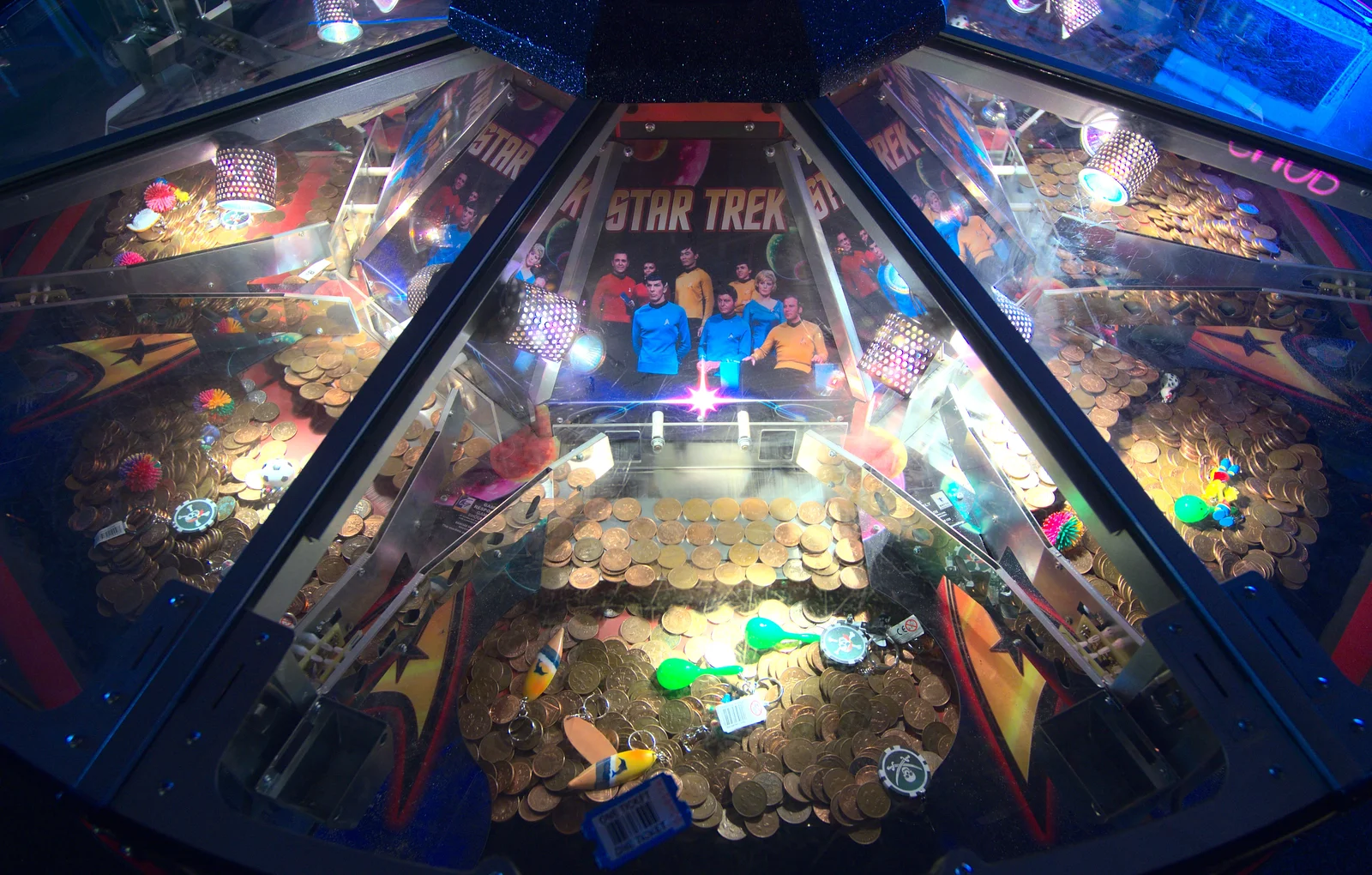 The Star Trek coin-push arcade machine, from A Busy Day, Southwold and Thornham, Suffolk - 11th November 2012