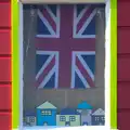 Patriotic window decoration, A Busy Day, Southwold and Thornham, Suffolk - 11th November 2012