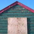 Peeling paint on a beach hut, A Busy Day, Southwold and Thornham, Suffolk - 11th November 2012