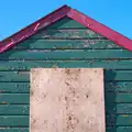 Peeling paint on a beach hut, A Busy Day, Southwold and Thornham, Suffolk - 11th November 2012