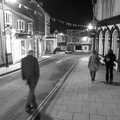Grandad walks in the street, Sis Comes to Visit, Eye, Suffolk - 18th November 2012