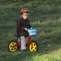 Fred roams about on his balance bike, Sis Comes to Visit, Eye, Suffolk - 18th November 2012