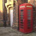 A K6 phonebox outside the Town Hall, Sis Comes to Visit, Eye, Suffolk - 18th November 2012