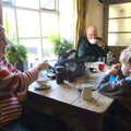 Grandad slurps a coffee, Sis Comes to Visit, Eye, Suffolk - 18th November 2012