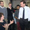 Adam explains something, Lord Green Visits SwiftKey, Southwark, London - 21st November 2012