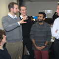 Ben, Jon and Chetan chat to Lord Green, Lord Green Visits SwiftKey, Southwark, London - 21st November 2012