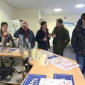 Colin has a slurp, Apple's Adnams Brewery Birthday Tour, Southwold, Suffolk - 29th November 2012