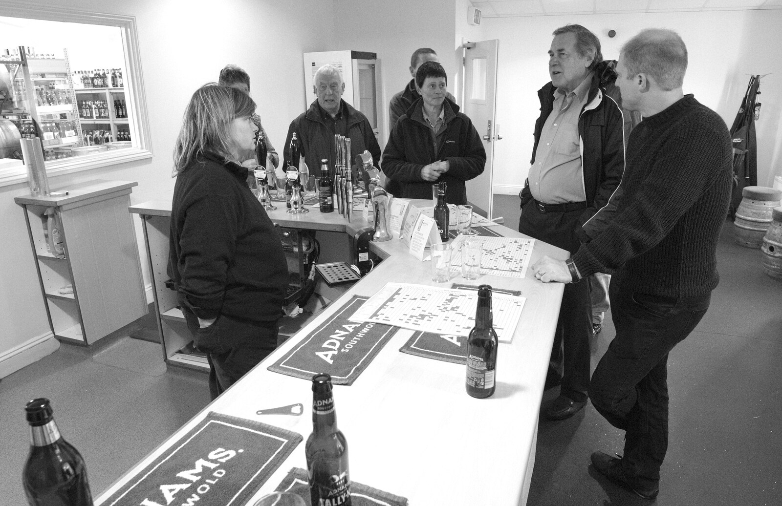 Alan talks about the trade from Apple's Adnams Brewery Birthday Tour, Southwold, Suffolk - 29th November 2012