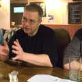 Marc waves his hands about, The Beaconsfield Arms Beer Festival, and a Rainy Day, Diss and Occold - 30th November 2012