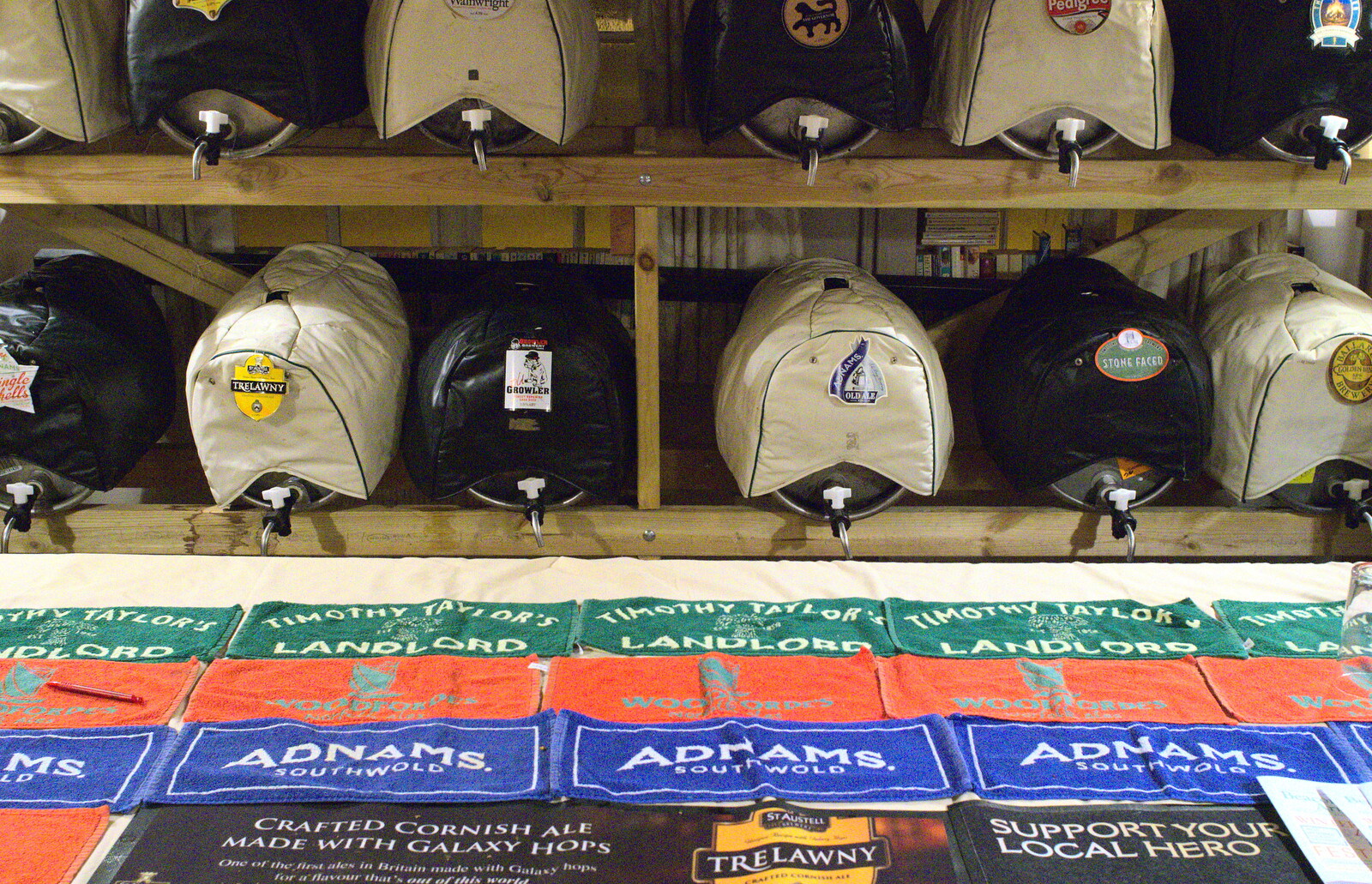 Beer mats and barrels from The Beaconsfield Arms Beer Festival, and a Rainy Day, Diss and Occold - 30th November 2012