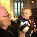 Grandad and Gabes, Fred's Nursery Nativity, Palgrave, Suffolk - 13th December 2012