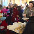 Mince pies are handed around, Fred's Nursery Nativity, Palgrave, Suffolk - 13th December 2012
