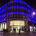 Brightly-lit Benetton store in Dublin, A Night on the Lash, Dublin, Ireland - 14th December 2012