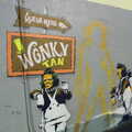 Amusing street graffiti featuring Oompah Loompas, A Night on the Lash, Dublin, Ireland - 14th December 2012