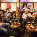 The boys play trad, A Night on the Lash, Dublin, Ireland - 14th December 2012