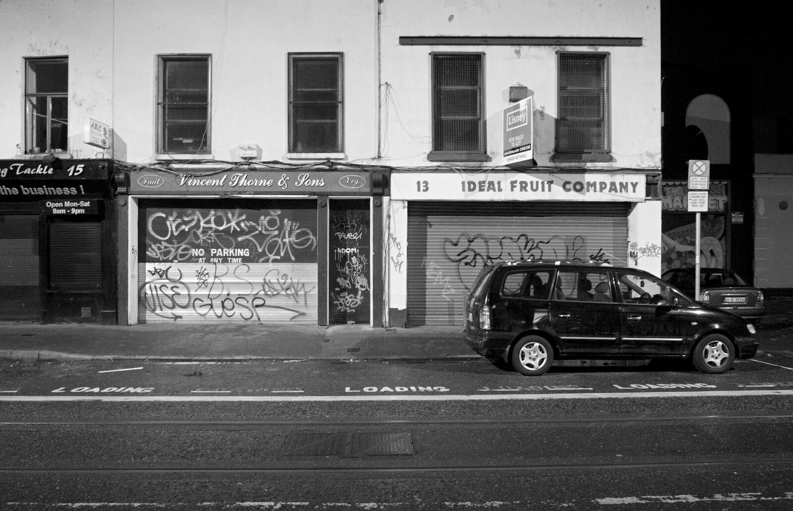 Walking past the Ideal Fruit Company again from A Night on the Lash, Dublin, Ireland - 14th December 2012