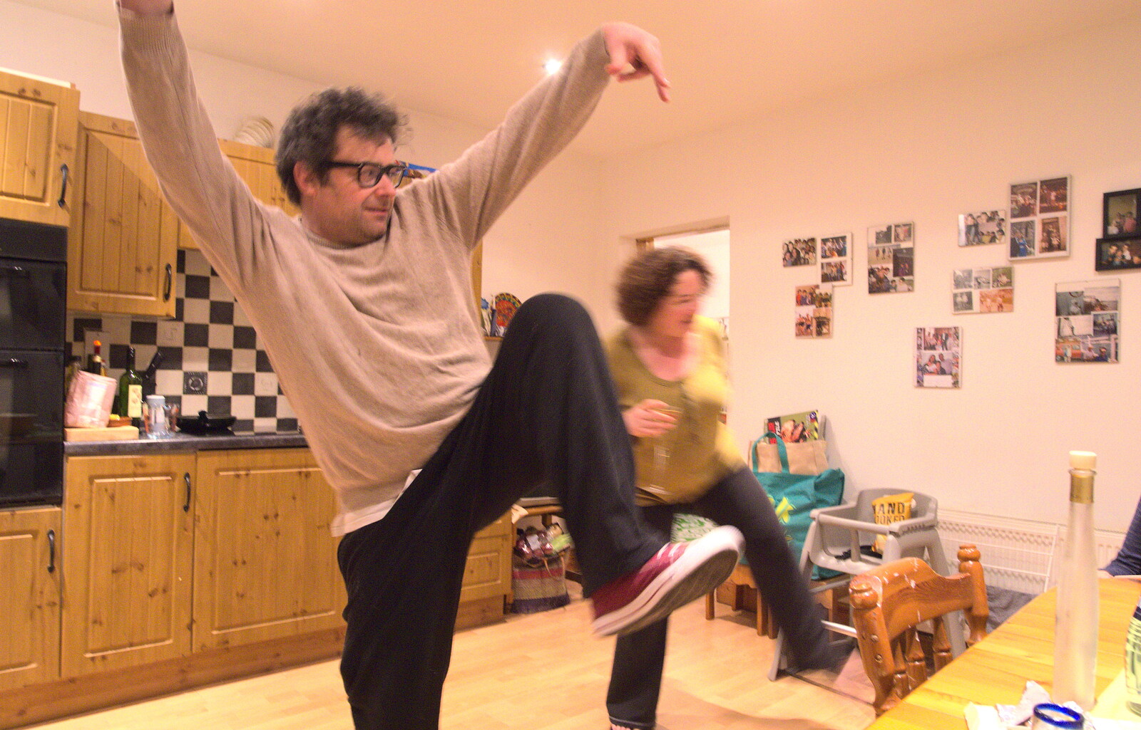 Noddy comes over to do a spot of 'Karate Kid' from A Pre-Christmas Dinner, Monkstown, Dublin - 16th December 2012