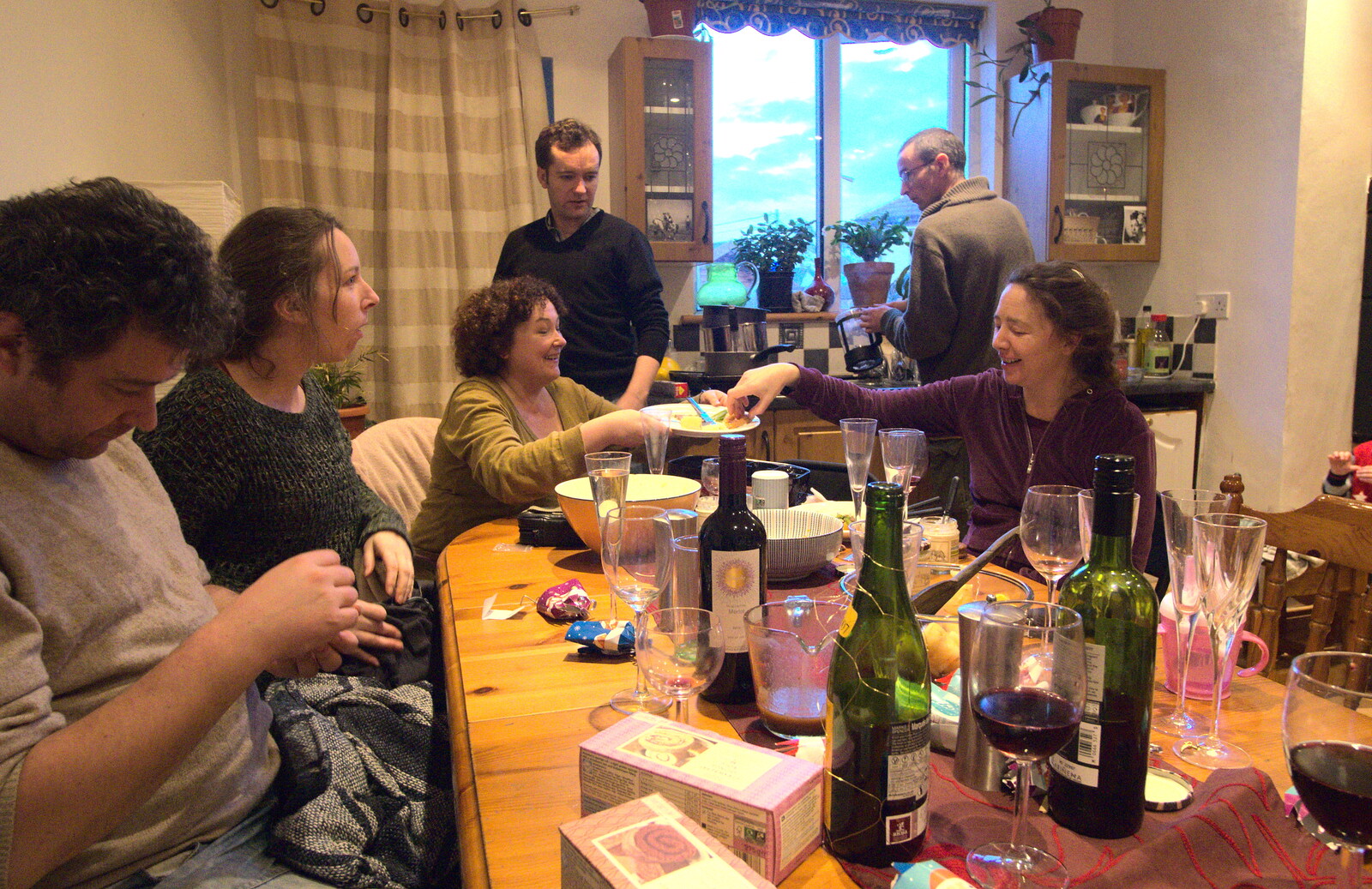 Dinner conversation from A Pre-Christmas Dinner, Monkstown, Dublin - 16th December 2012